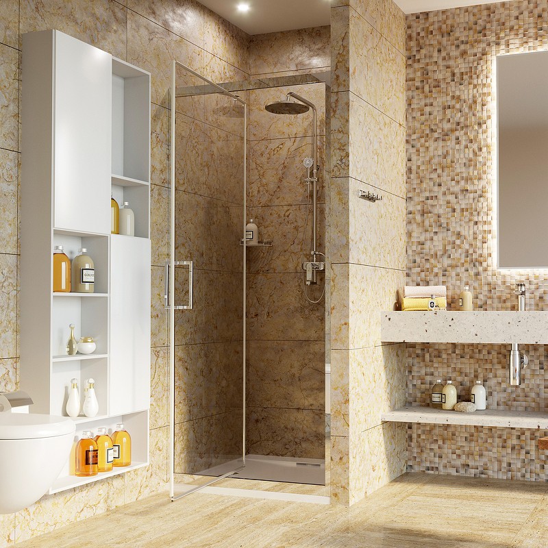 Душевая дверь WasserKRAFT Salm 90 27I04