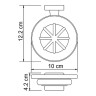 Мыльница WasserKRAFT Lippe K-6529