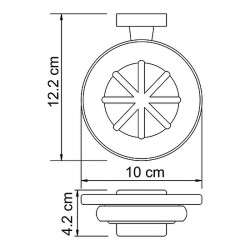 Мыльница WasserKRAFT Lippe K-6529