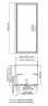 Душевой уголок WasserKRAFT Salm 90x80 27I20