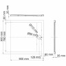 Душевой поддон из искусственного камня WasserKRAFT Mindel 90х90 85T03