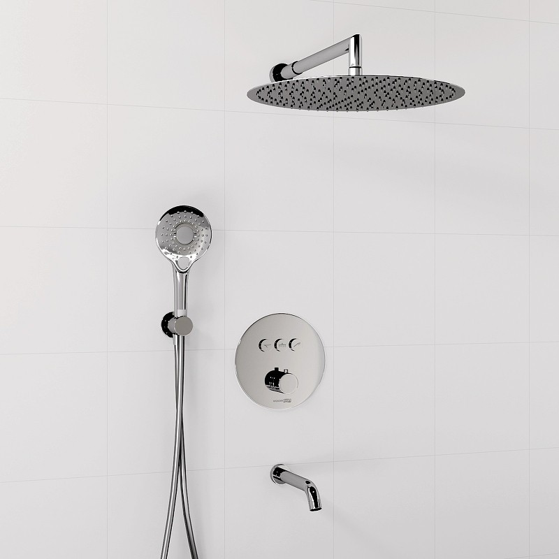 Душевая система WasserKRAFT Dinkel A175817 с термостатом