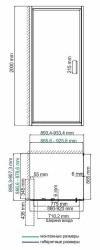 Душевой уголок WasserKRAFT Salm 90x90 27I03