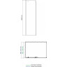 Душевая стенка WasserKRAFT Vils 90 56R07-RP90