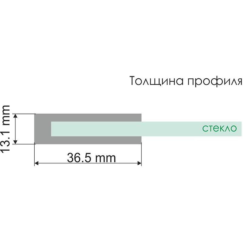Душевая стенка WasserKRAFT Vils 90 56R07-RP90