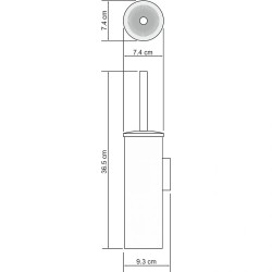 Ершик для унитаза WasserKRAFT K-1087W