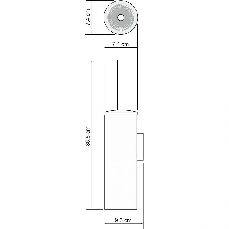 Ершик для унитаза WasserKRAFT K-1087W