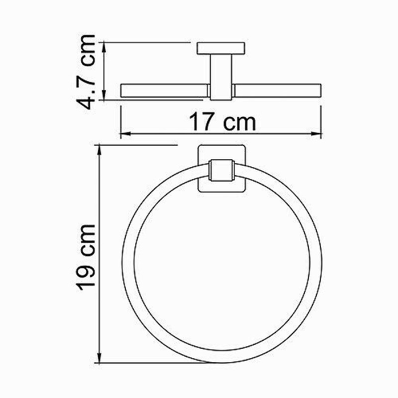 Кольцо для полотенец WasserKRAFT Lippe K-6560