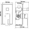 Душевая система WasserKRAFT Alme A14130