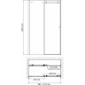 Душевая дверь WasserKRAFT Vils 100 56R12