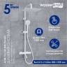 Душевая система WasserKRAFT A188.163.155.WM Thermo с термостатом