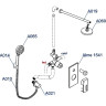 Душевая система WasserKRAFT Alme A16069