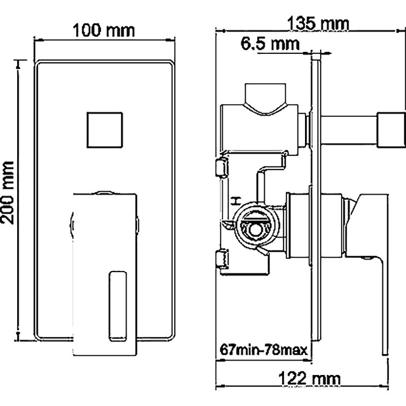 Душевая система WasserKRAFT Alme A16069