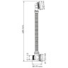 слив-перелив WasserKRAFT Exter A054 click-clack
