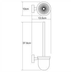 Ершик для унитаза WasserKRAFT Isen K-4027