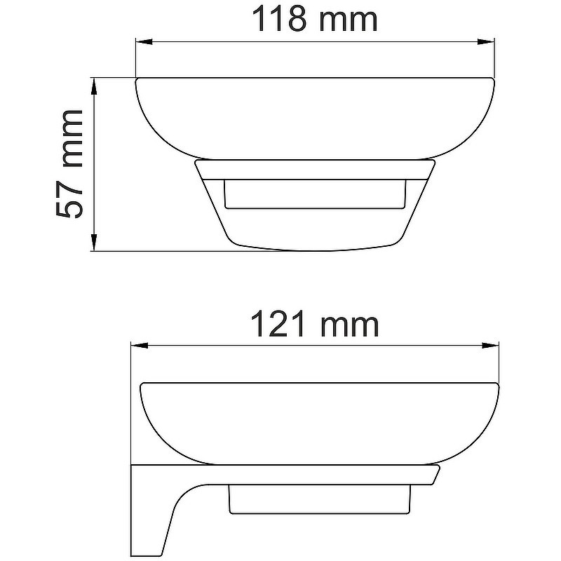 Мыльница WasserKRAFT Elbe K-7229