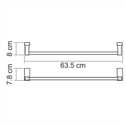 Полотенцедержатель WasserKRAFT Lopau K-6030