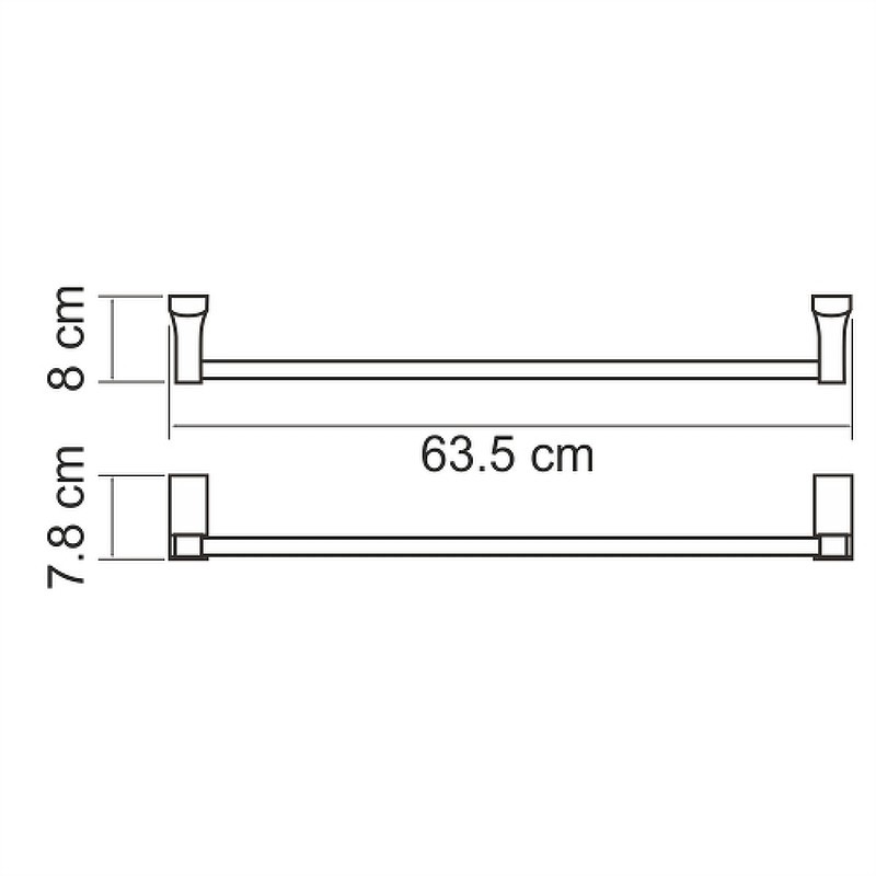 Полотенцедержатель WasserKRAFT Lopau K-6030