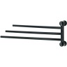 Полотенцедержатель WasserKRAFT K-1033BLACK поворотный