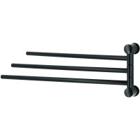 Полотенцедержатель WasserKRAFT K-1033BLACK поворотный