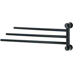 Полотенцедержатель WasserKRAFT K-1033BLACK поворотный