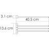 Полотенцедержатель WasserKRAFT K-1033BLACK поворотный