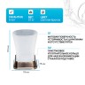 Стакан для зубных щеток WasserKRAFT Exter K-5528