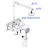 Душевая система WasserKRAFT A16160 Thermo с термостатом