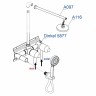 Душевая система WasserKRAFT A16116