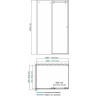 Душевой уголок WasserKRAFT Vils 110x80 56R14