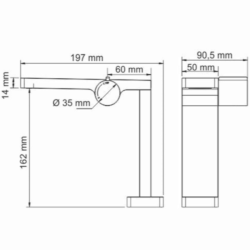 Смеситель для раковины WasserKRAFT Elbе 7410