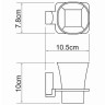 Стакан для зубных щеток WasserKRAFT Exter K-5228