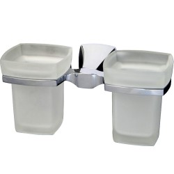 Стакан для зубных щеток WasserKRAFT Wern K-2528D двойной