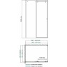 Душевой уголок WasserKRAFT Vils 100x80 56R17