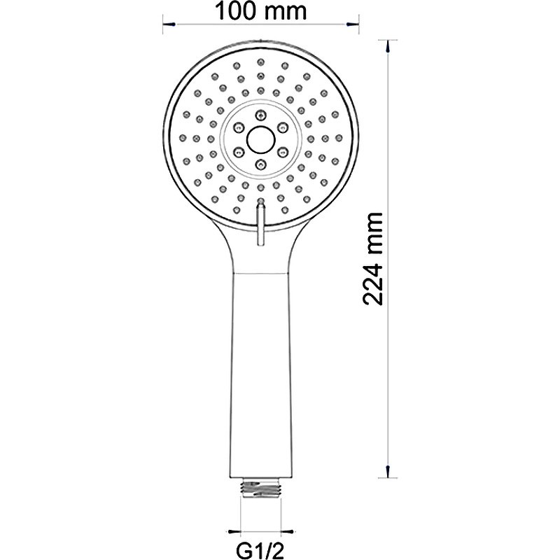 Ручной душ WasserKRAFT A002