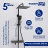 Душевая система WasserKRAFT Abens A114.162.130.CB Thermo с термостатом