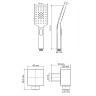 Душевая система WasserKRAFT A172071