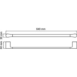 Полотенцедержатель WasserKRAFT Wiese K-8930
