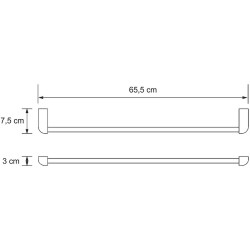 Полотенцедержатель WasserKRAFT Kammel K-8330