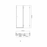 Душевая дверь WasserKRAFT Paar 120 R 88H05R-MR