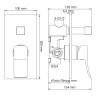 Душевая система WasserKRAFT Exter A16040