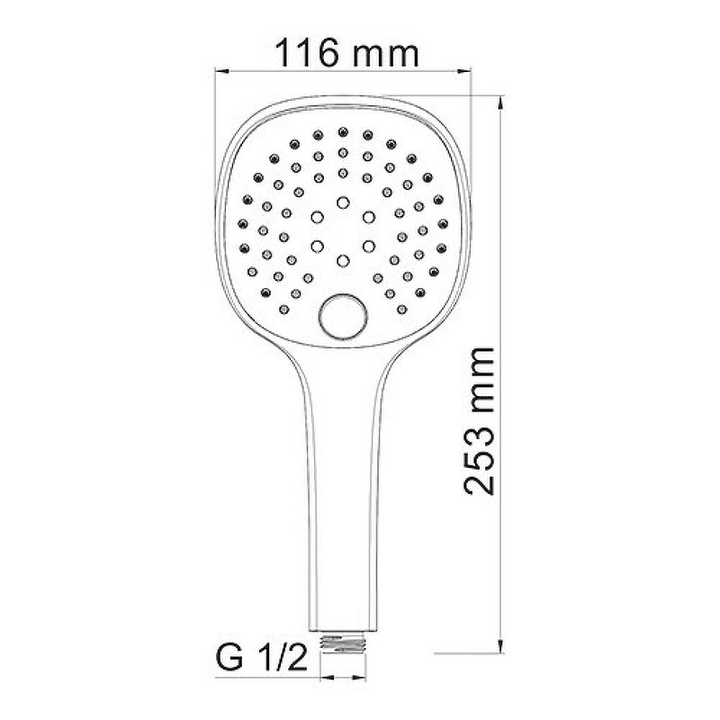 Душевая система WasserKRAFT Exter A16040