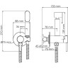 Гигиенический душ WasserKRAFT A70338