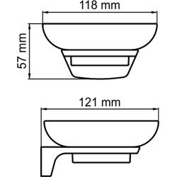 Мыльница WasserKRAFT Wiese K-8929