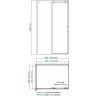 Душевой уголок WasserKRAFT Vils 100x90 56R22