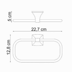 Кольцо для полотенец WasserKRAFT Wern K-2560