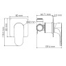 Смеситель для душа WasserKRAFT Asphe 7751