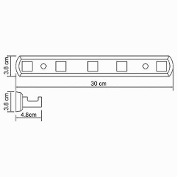Вешалка для полотенец WasserKRAFT Lippe K-6575