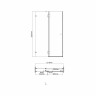 Душевая дверь WasserKRAFT Paar 120 88H05-TG