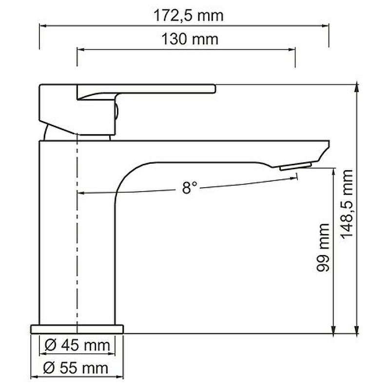 Смеситель для раковины WasserKRAFT Mindel 8503
